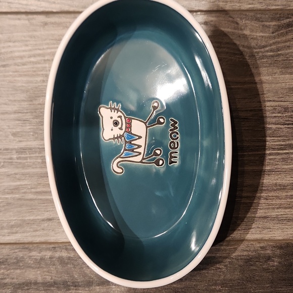 pet rageous Other - EUC Pet Rageous Design Meow Cat Food Dish No Chips